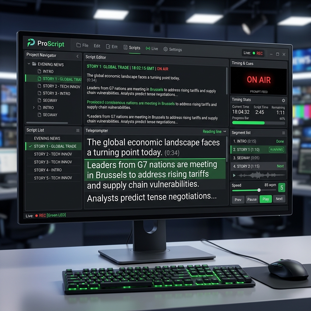ProScript Teleprompter Automation